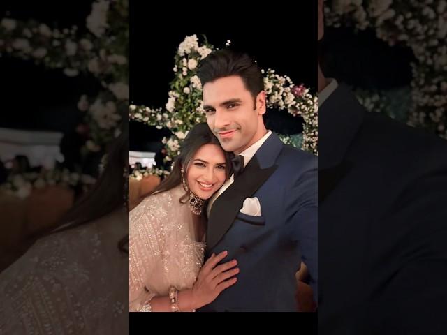 Divyanka Tripathi with her husband Vivek Dahiya  #shorts #divyankatripathi #vivekdahiya