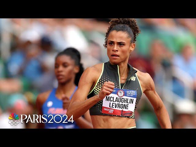 Sydney McLaughlin-Levrone CRUSHES THE FIELD in first round 400m hurdles win at Trials | NBC Sports