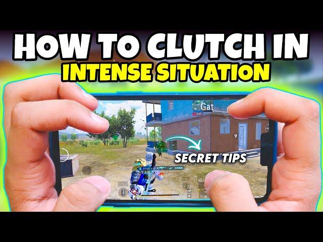 How to Clutch Everytime in Intense Situations | Improve Game Sense & Close Range BGMI / Pubg Mobile