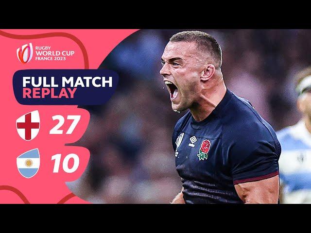 George Ford secures victory | England vs Argentina - Pool D | Rugby World Cup 2023 Full Match Replay