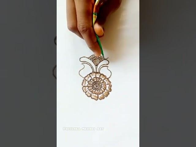 #shorts mehndi designs for Beginners || Priyanka Mehndi Art||