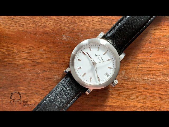Paul Gerber's  Cal  41 - a wristwatch with switchable jumping/permanent seconds and triple rotors