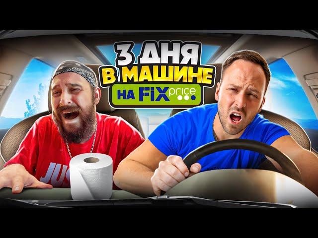 3 ДНЯ в МАШИНЕ ЕМ ТОЛЬКО FIX PRICE! БЕЗУМНЫЙ ЧЕЛЛЕНДЖ