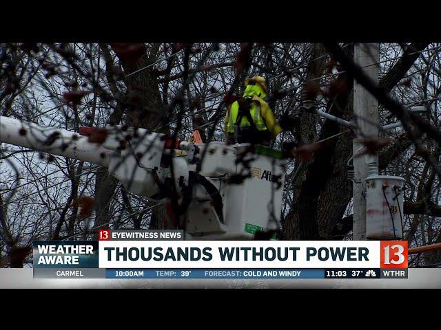 Thousands without power