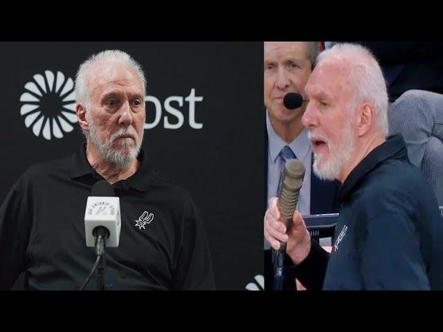 Gregg Popovich Tells Spurs Fans to Stop Booing Kawhi Leonard + Postgame