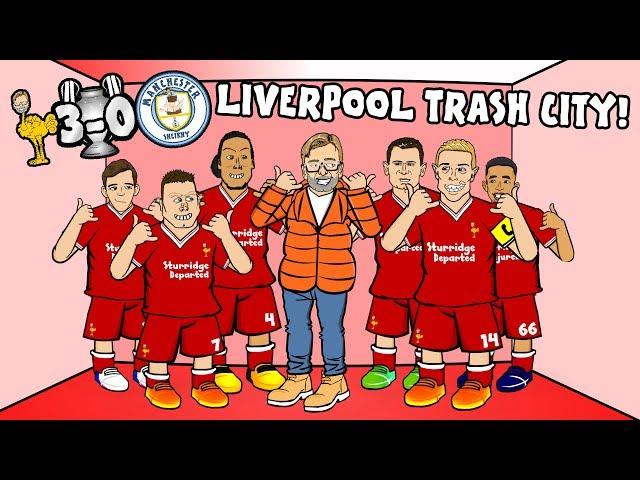 3-0! LIVERPOOL TRASH MAN CITY! (Salah Chamberlain & Mane!) (Parody Champions League Highlights)