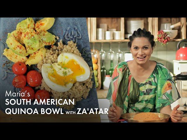 Quinoa Bowl with Za'atar Avacado and Eggs | Cafe Maria | S2 Ep1