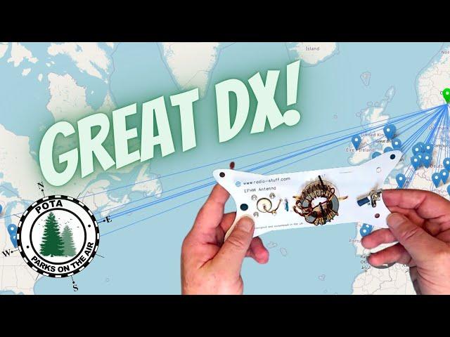 Great POTA DX with the Radio-Stuff.com EFHW!