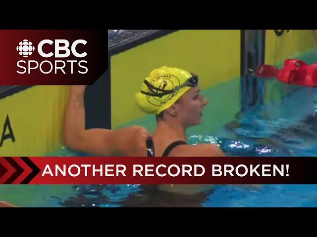 Summer McIntosh breaks Canadian record in 200 metre medley | CBC Sports