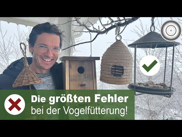 KEIN Vogel am Vogelhaus - WAS ist da los?? So fütterst du richtig und hilft damit vielen Vögeln