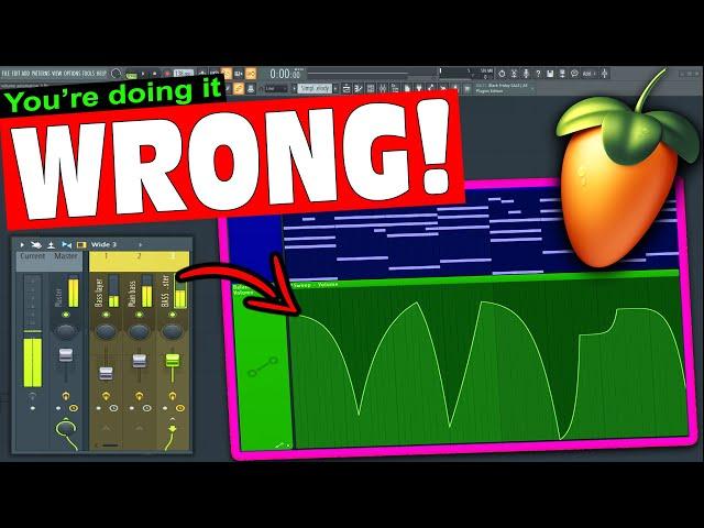 The CORRECT Way to do Volume Automation in FL Studio!