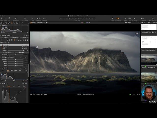 Live Editing Sessions - Capture One : 10th December 2024 (16.5.2 New Features Intro)