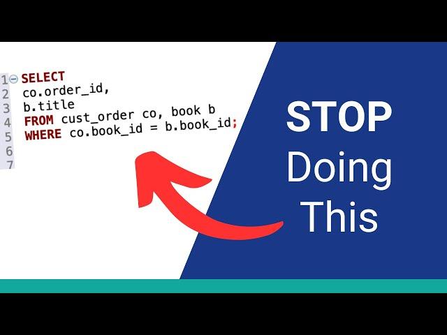 Stop Doing This With Your SQL