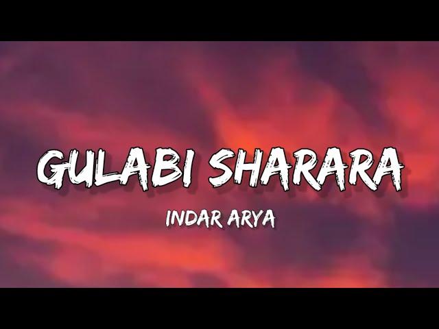 Inder Arya - Gulabi Sharara (Lyrics) | Lyrical Bam Hindi