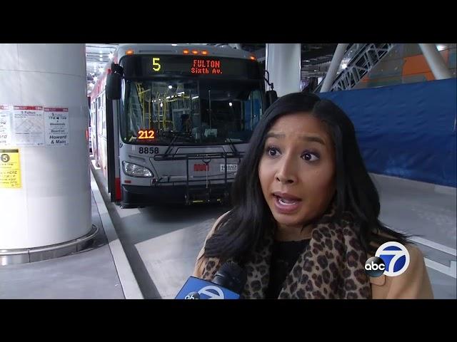 First SF Muni buses depart from new Salesforce Transit Center