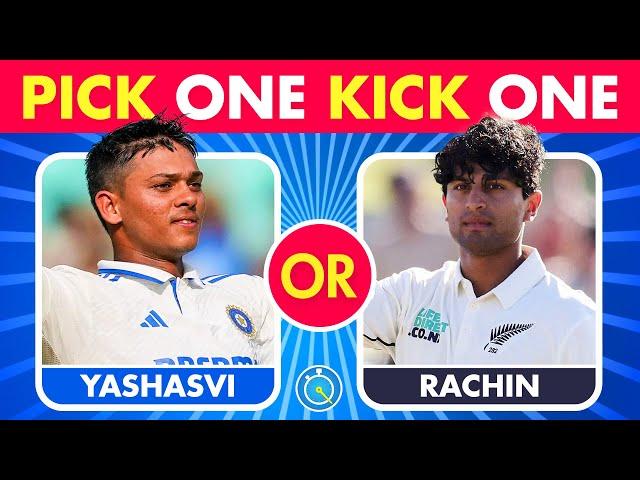 Pick One Kick One - India vs New Zealand | Cricket Quiz