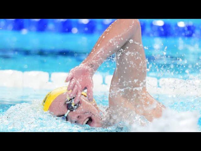 Ariarne Titmus Wins Second Consecutive Gold in 400M Freestyle Ahead of McIntosh & Ledecky at #paris