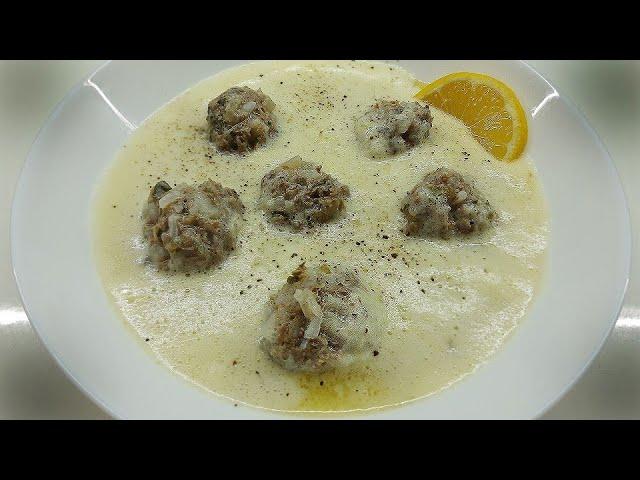 Yuvarlakia - Greek meatballs in avgolemono sauce / Soup Sniper EP. 12