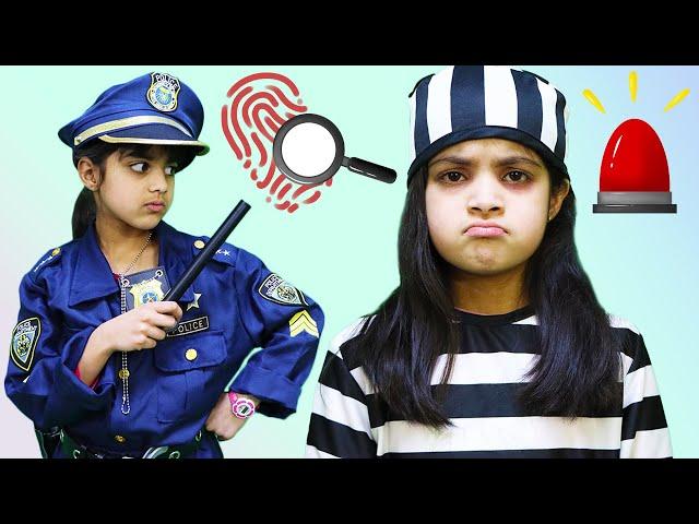 Ashu want to be Strict Police Officer Cop Stories for kids with Katie Cutie