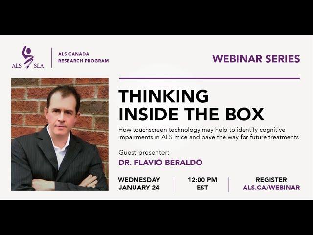 ALS Canada Webinar Series: Thinking inside the box