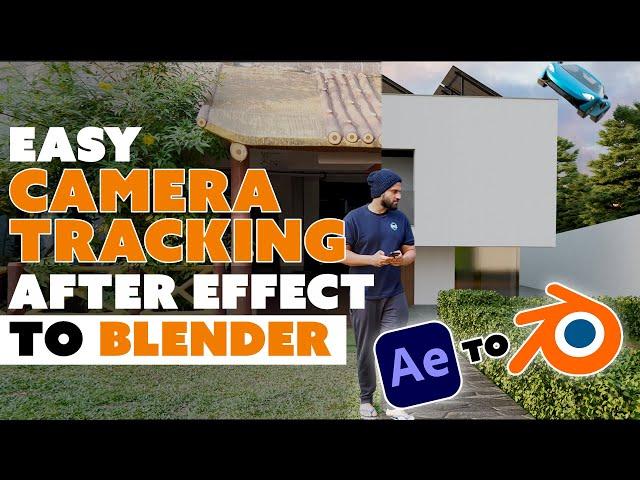 Quick & Easy Import After Effects Tracking to Blender Using JSON Script.