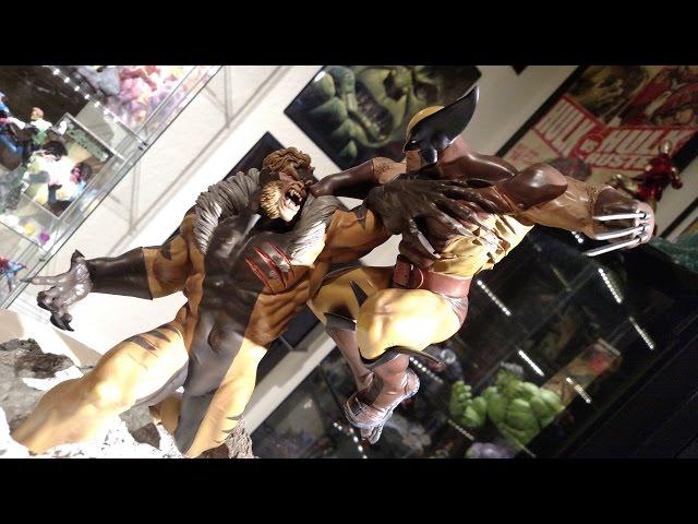 Wolverine vs. Sabretooth Polystone Diorama by Sideshow Collectibles