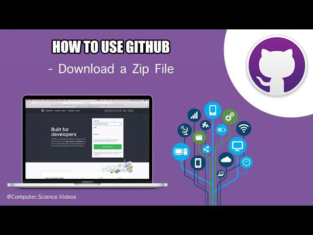 How to USE Github on a Computer - Download a GitHub Project Zip File | Tutorial 11