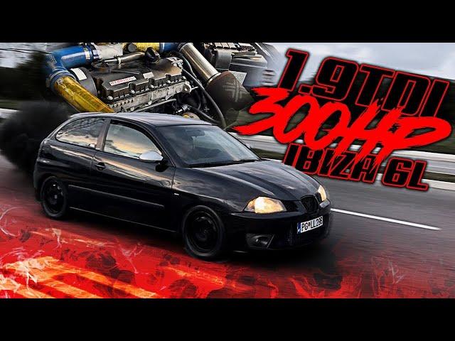 DEMON-300HP TDI SEAT IBIZA CUPRA 6L GORI!