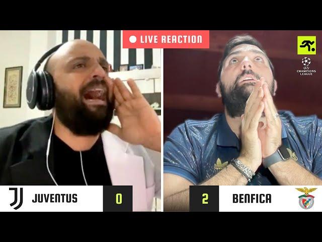 JUVENTUS-BENFICA 0-2 LIVE REACTION | TIFOSI JUVENTINI SCONSOLATI | TIFOSIAMO