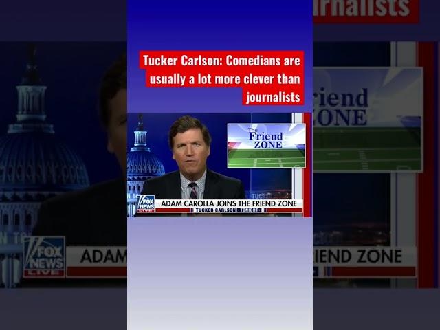 Tucker: The job description of a comedian is not so different than that of a journalist #shorts