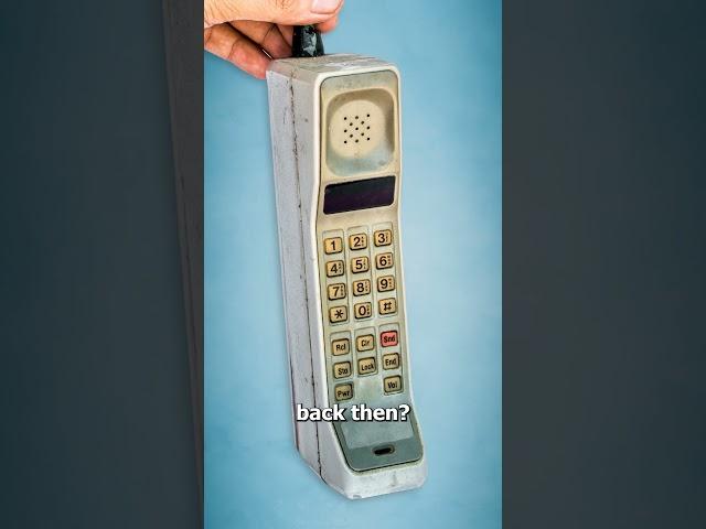 Why Cell Phones Used To Be So Big 