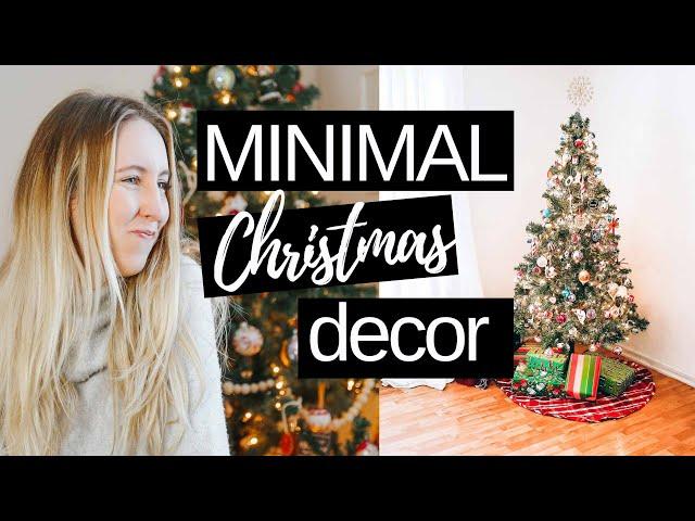 MINIMAL CHRISTMAS DECOR IDEAS // CLUTTER FREE CHRISTMAS DECOR // TORY STENDER