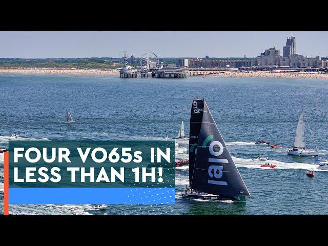 A Close Finish In The Hague For The VO65 Class!