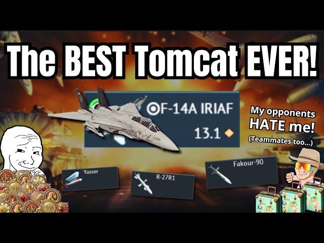 I made my Opponents RAGE by harassing them with Iranian Tomcat(A beautiful feeling) | F-14A IRIAF