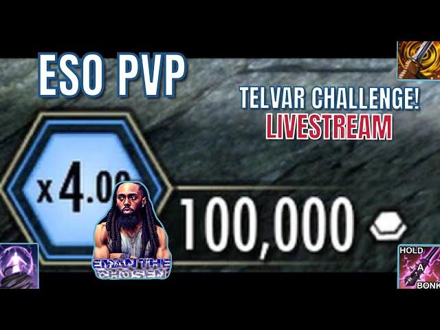 ESO PVP: 100k TELVAR CHALLENGE!!!!