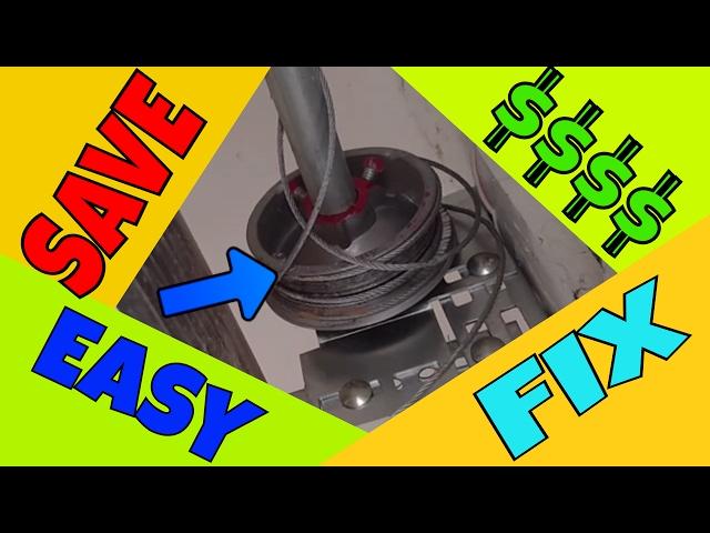  Garage Door Cable Off | EASY FIX!!