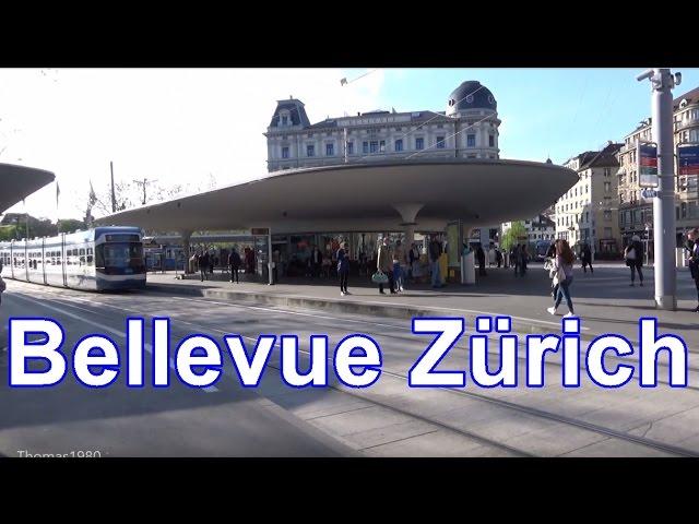 Tram @ Zurich City, Switzerland  / Trams am Bellevue Zürich, Stadt Zürich, Schweiz