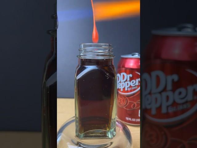 Rupert’s Drop in Dr Pepper