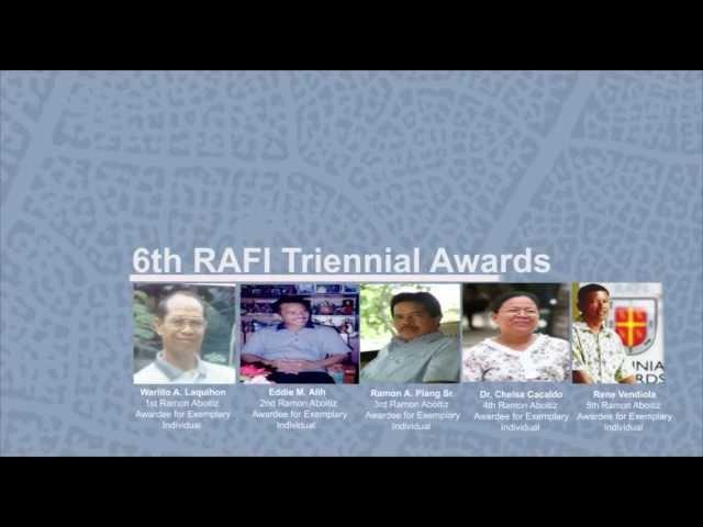 RAFI Triennial Awards Call for Nominations Announcement (English) | RAFI Cebu