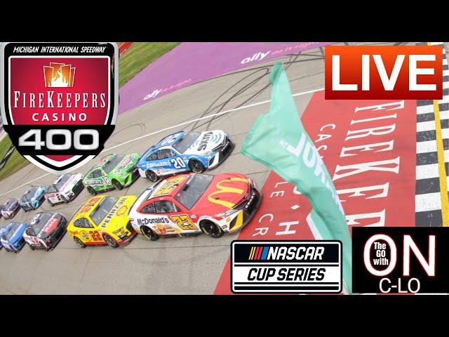 FireKeepers Casino 400 at Michigan. Live Nascar Cup Series. Play by Play, Live leaderboard & More!