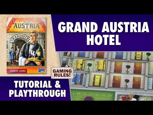 Grand Austria Hotel - Tutorial & Playthrough