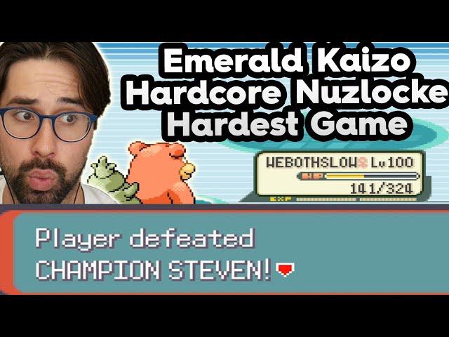 How I Beat the Hardest Nuzlocke of all Time (Emerald Kaizo Hardcore Nuzlocke)