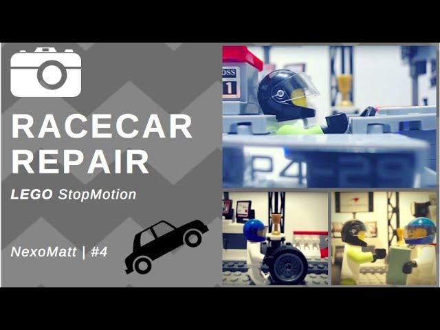 Repair for Racecars! - LEGO Speed Champions Stop Motion