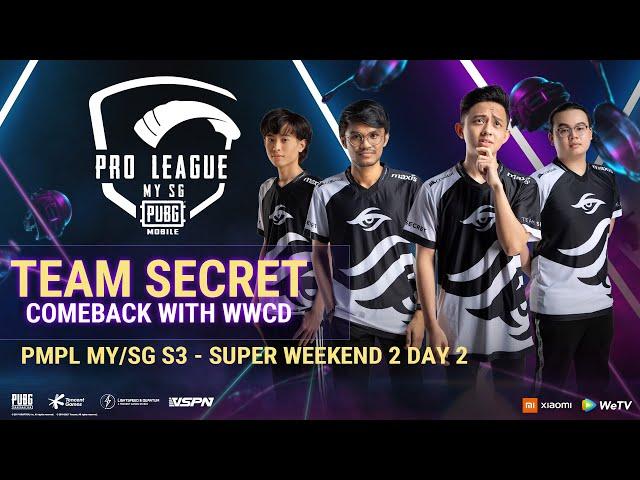 [EN] 2021 PMPL MY/SG | SW2D2 | S3 | Will Team Secret make a comeback today?