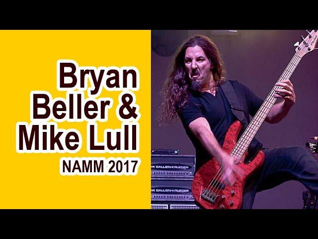 Mike Lull Custom Guitars With Bryan Beller at NAMM 2017 | MikesGigTV