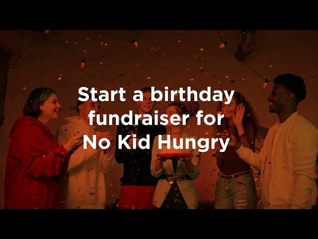 Start a Birthday Fundraiser