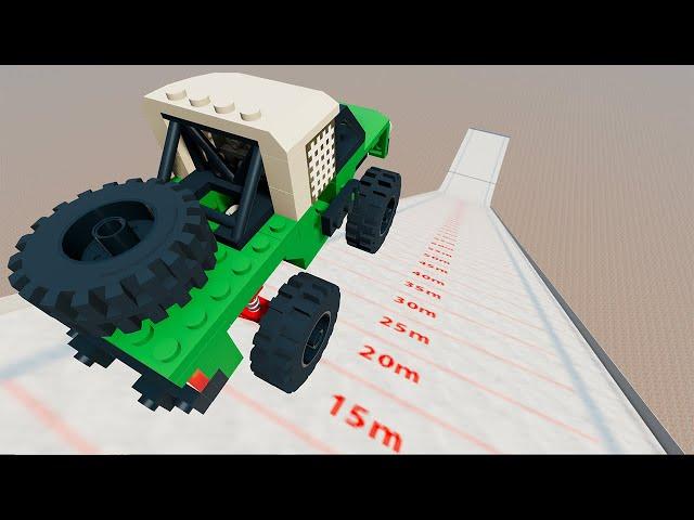 Lego Cars Ski Jumping – BeamNG.Drive | BeamNG-Destruction