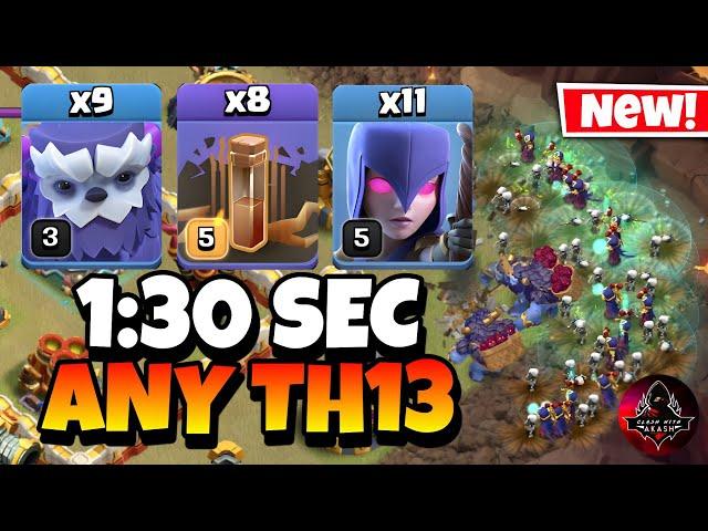 EPIC STRATEGY | TH13 Yeti Witch Quake Attack Strategy | TH13 Yeti Witch | Best TH13 Attack Strategy