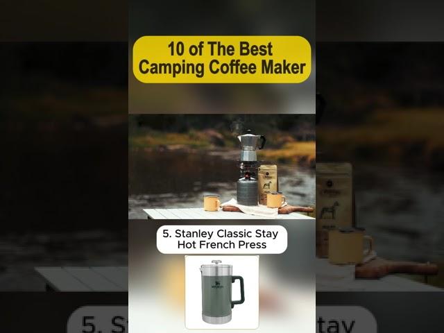 Top 10 of The Best Camping Coffee Maker #camping #survival #adventure #coffeemaker #outdoors #shorts