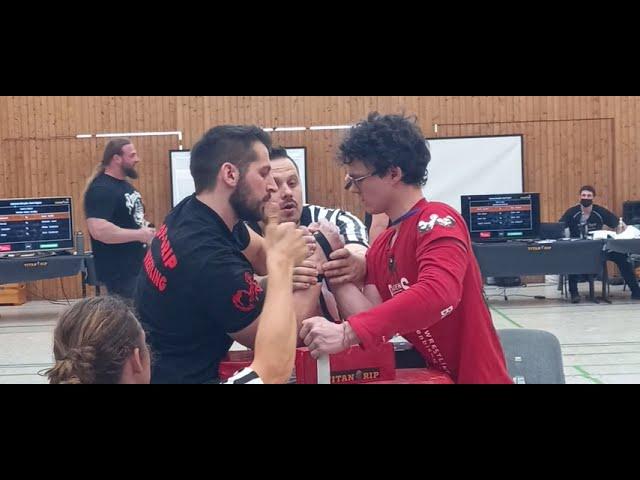 Armwrestling Meisterschaft 2022 |  Fights - Team BADEN BISONS